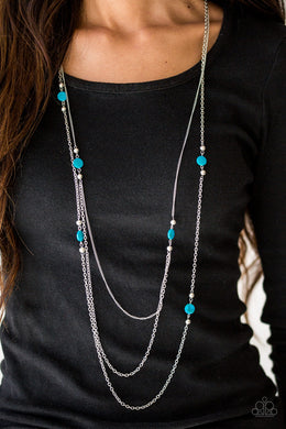 So Shore Of Yourself Blue Necklace Paparazzi Accessories
