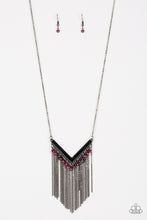 Load image into Gallery viewer, Fashion Peak Pink Gunmetal Necklace Paparazzi Accessories