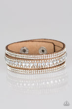 Load image into Gallery viewer, Harlem Hustle Brown Leather Wrap Bracelet Paparazzi Accessories
