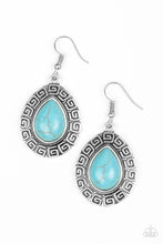 Load image into Gallery viewer, Tribal Tango Blue Earring Paparazzi Accessories
