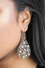 Load image into Gallery viewer, Glowing Vineyards Brown Pearl Earring Paparazzi Accessories