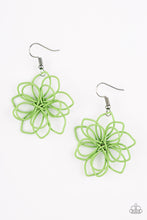 Load image into Gallery viewer, Springtime Serenity Green Earring Paparazzi Accessories