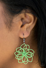 Load image into Gallery viewer, Springtime Serenity Green Earring Paparazzi Accessories