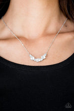 Load image into Gallery viewer, Loaded Dice White Necklace Paparazzi Accessories
