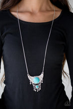 Load image into Gallery viewer, Summit Style Blue Necklace Paparazzi Accessories