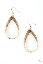 Load image into Gallery viewer, Come Reign Or Shine Gold Earring Paparazzi Accessories