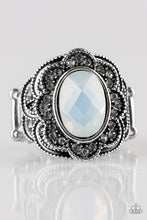 Load image into Gallery viewer, Floral Fairways White Ring Paparazzi Accessories