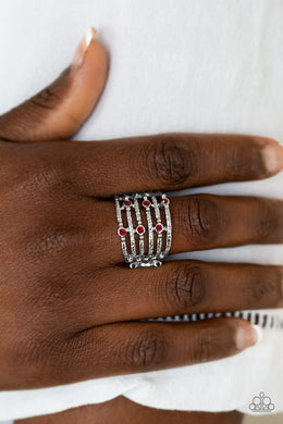 Scale Up Red Ring Paparazzi Accessories