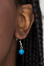 Load image into Gallery viewer, Teardrop Treasure Blue Necklace Paparazzi Accessories