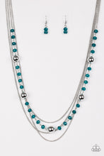 Load image into Gallery viewer, High Standards Blue Necklace Paparazzi Accessories