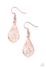 Load image into Gallery viewer, Spring Sparkle Copper Earring Paparazzi Accessories