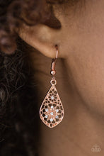 Load image into Gallery viewer, Spring Sparkle Copper Earring Paparazzi Accessories