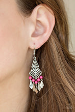 Load image into Gallery viewer, Island Import Pink Earrings Paparazzi Accessories