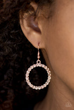 Load image into Gallery viewer, Bubblicious - Copper Earring Paparazzi Accessories