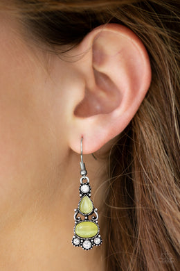 Push Your Luxe Yellow Moonstone Earring Paparazzi Accessories