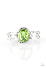 Load image into Gallery viewer, Home Is Where the Castle Is Green Ring Paparazzi Accessories