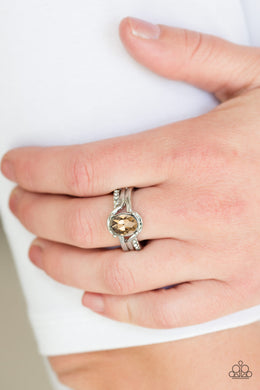 Home Is Where The Castle Is Brown Ring Paparazzi Accessories