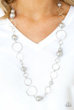 Load image into Gallery viewer, Lovely Lady Luck - Silver necklace Paparazzi Accessories