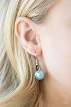 Load image into Gallery viewer, Lovely Lady Luck Blue Pearl Necklace paparazzi accessories