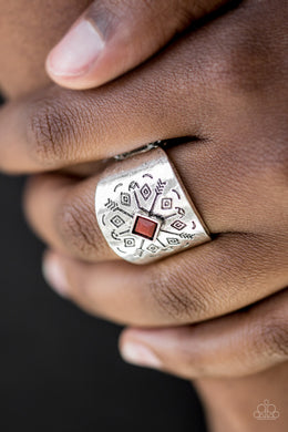 Gone Today Gone tom-ARROW Brown Ring Paparazzi Accessories