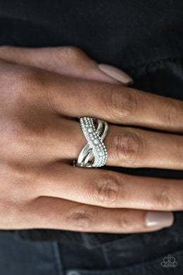 Onstage Opulence Blue Pearl Ring Paparazzi Accessories