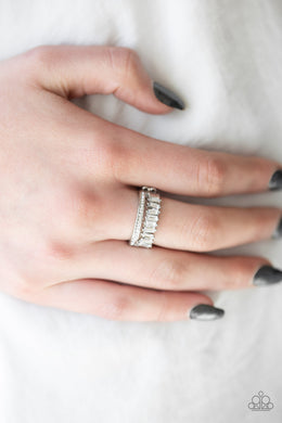 Royal Treasure Chest White Ring Paparazzi Accessories