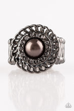 Load image into Gallery viewer, Big City Attitude Black Ring Paparazzi Accessories