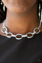 Load image into Gallery viewer, Boss Boulevard White Necklace Paparazzi Accessories