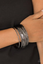 Load image into Gallery viewer, Boss of Boho Black Gunmetal Bracelet Paparazzi Accessories