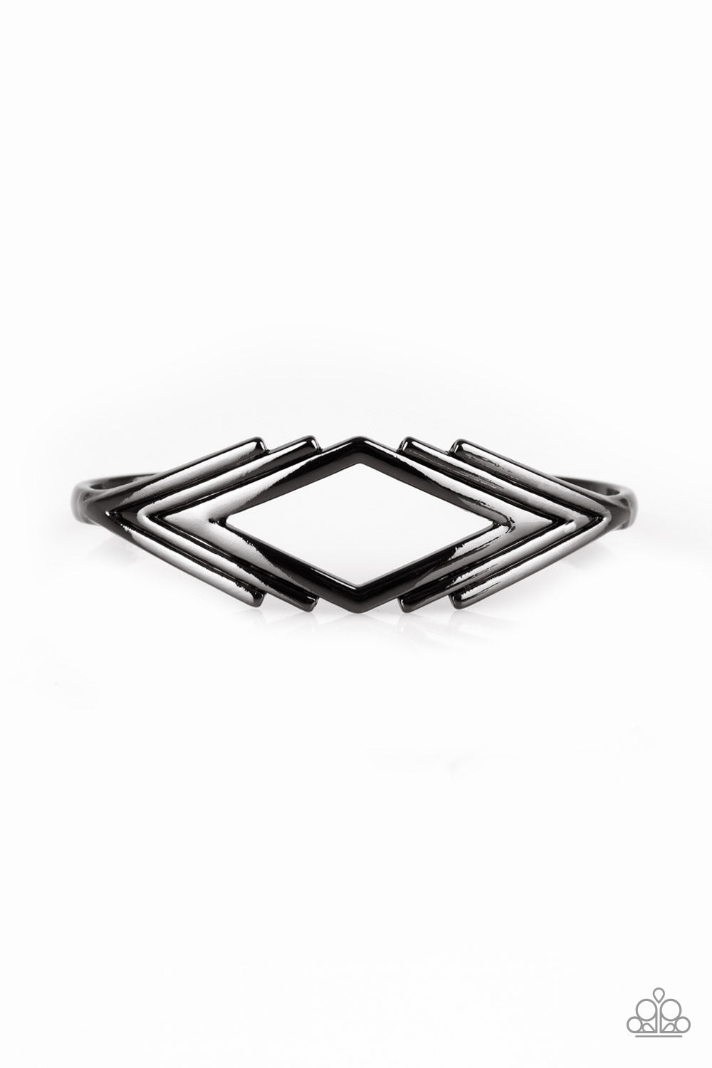 In Total De-NILE Black Gunmetal Cuff Bracelet Paparazzi Accessories