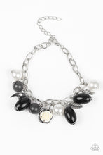 Load image into Gallery viewer, Love Doves Black Charm Bracelet Paparazzi Accessories