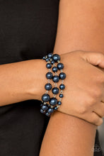 Load image into Gallery viewer, Until The End of Timeless Blue Pearl Bracelet Paparazzi Accessories