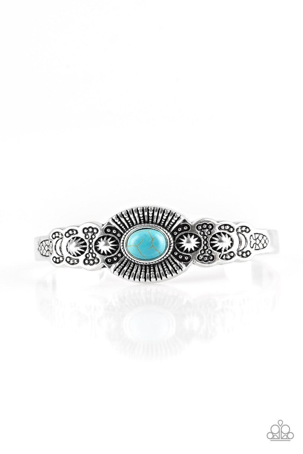 Wide Open Mesas - Blue Bracelet Paparazzi Accessories