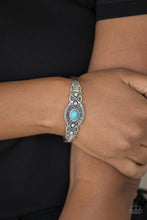 Load image into Gallery viewer, Wide Open Mesas - Blue Bracelet Paparazzi Accessories