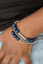 Load image into Gallery viewer, New Adventures Blue Bracelet Paparazzi Accessories