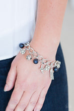 Load image into Gallery viewer, Lady Love Dove - Blue Pearl Charm Bracelet Paparazzi Accessories