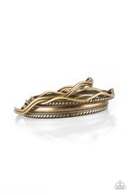 Load image into Gallery viewer, Zesty Zimbabwe Brass Bangle Bracelet Paparazzi Accessories