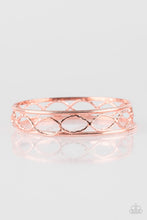 Load image into Gallery viewer, Metal Manic Copper Bangle Bracelet Paparazzi Accessories