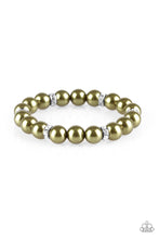 Load image into Gallery viewer, Exquisitely Elite Green Pearl Bracelet Paparazzi Accessories