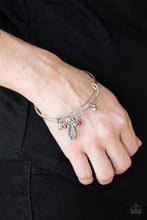Load image into Gallery viewer, Treasure Charms - Pink Bangle Bracelet Paparazzi Accessories