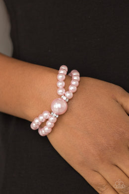 Romantic Redux Pink Pearl Bracelet Paparazzi Accessories