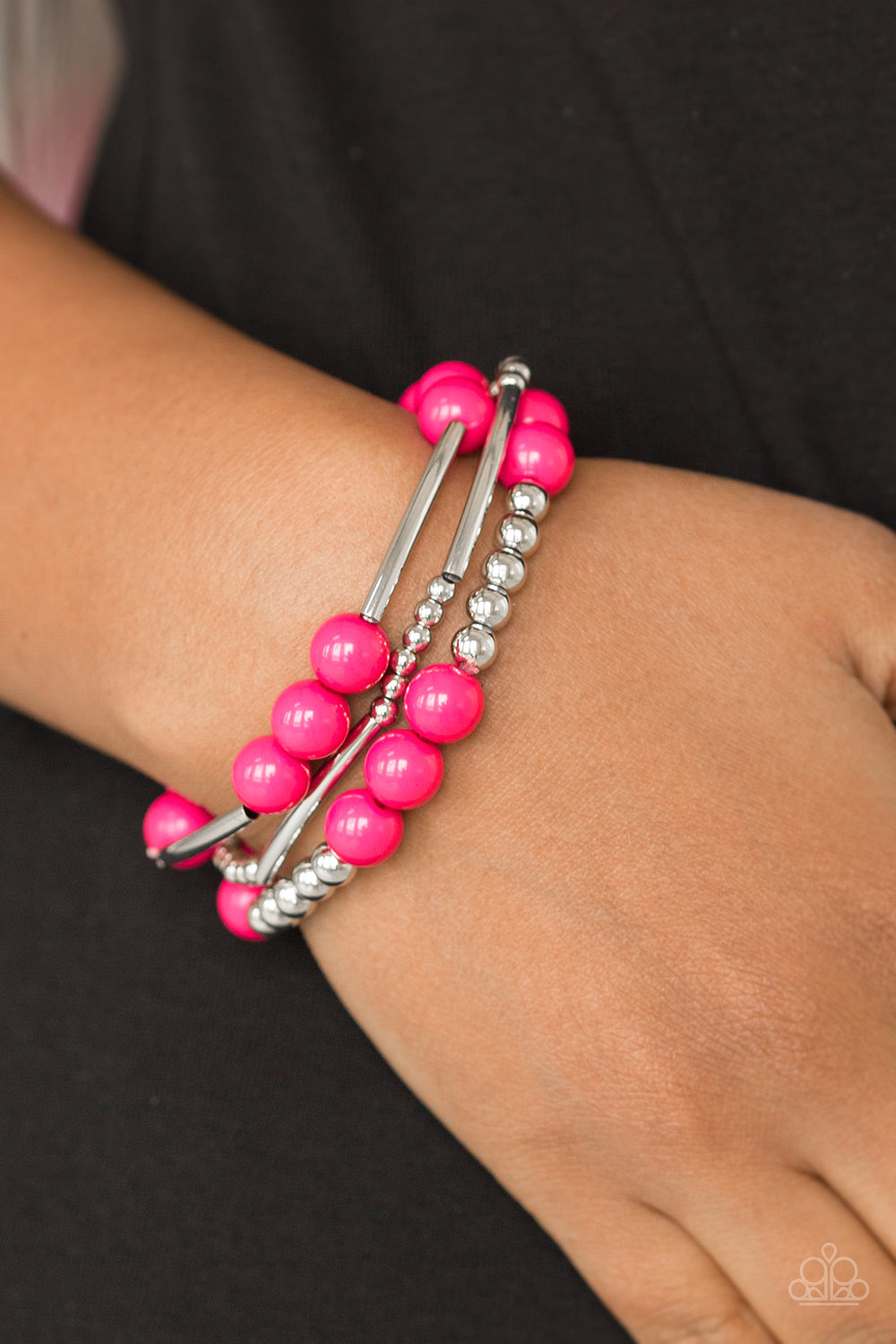 New Adventures Pink Bracelet Paparazzi Accessories