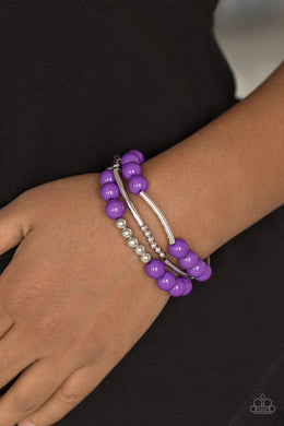 New Adventures Purple Bracelet Paparazzi Accessories