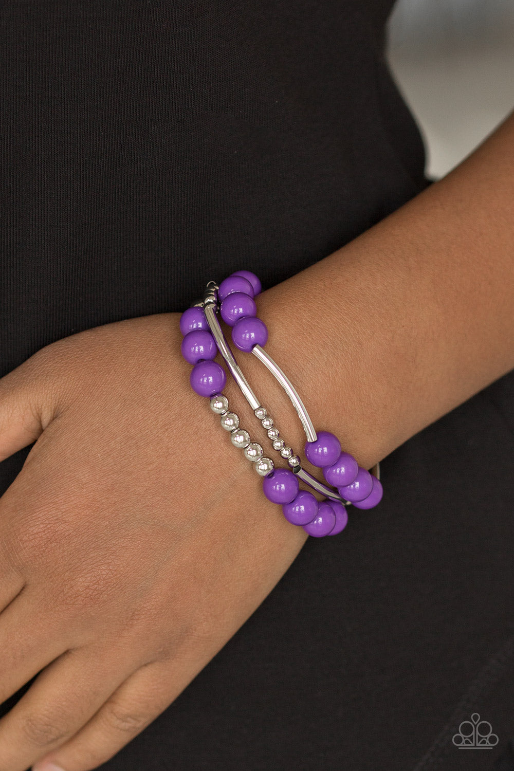 New Adventures Purple Bracelet Paparazzi Accessories