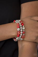 Load image into Gallery viewer, Malibu Marina Red Bracelet Paparazzi Accessories