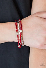 Load image into Gallery viewer, Hello Beautiful Red Bracelet Paparazzi Accessories