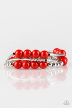 Load image into Gallery viewer, New Adventures Red Bracelet Paparazzi Accessories