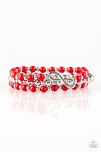 Load image into Gallery viewer, Immeasurably Infinite - Red Stretchy Bracelet Paparazzi Accessories