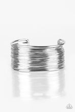 Load image into Gallery viewer, Wire Warrior Silver Bracelet Paparazzi Accessories