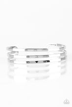 Load image into Gallery viewer, Street Sleek Silver Cuff Bracelet Paparazzi Accessories